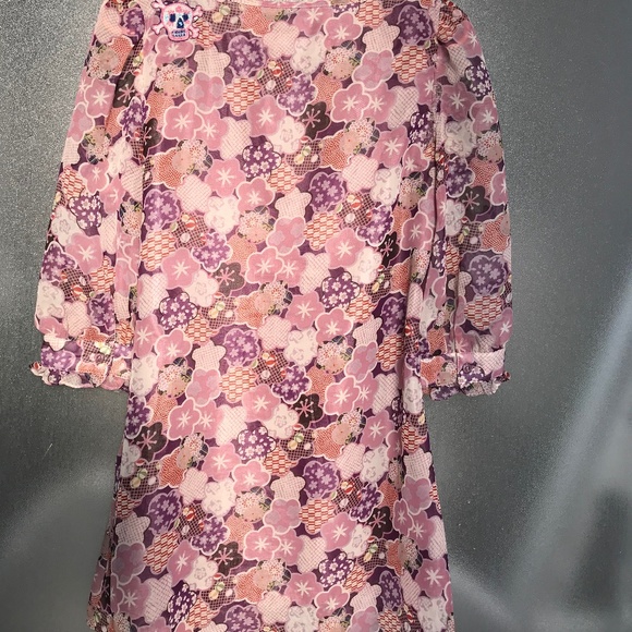 Laura Lees Top Shop UK Fun Skulls Hearts Dress Embroidery small - Picture 2 of 5